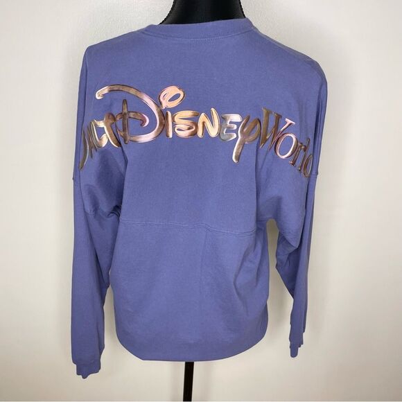 Disney Spirit Jersey Top 50th Walt Disney World WDW Long Sleeve Purple Small - Picture 3 of 12